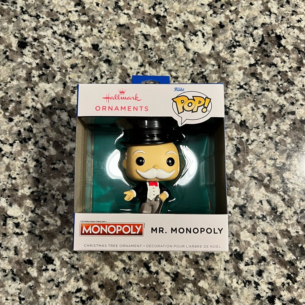 ⭐️ New! Hallmark ornaments x funko pop “Mr. monopoly”